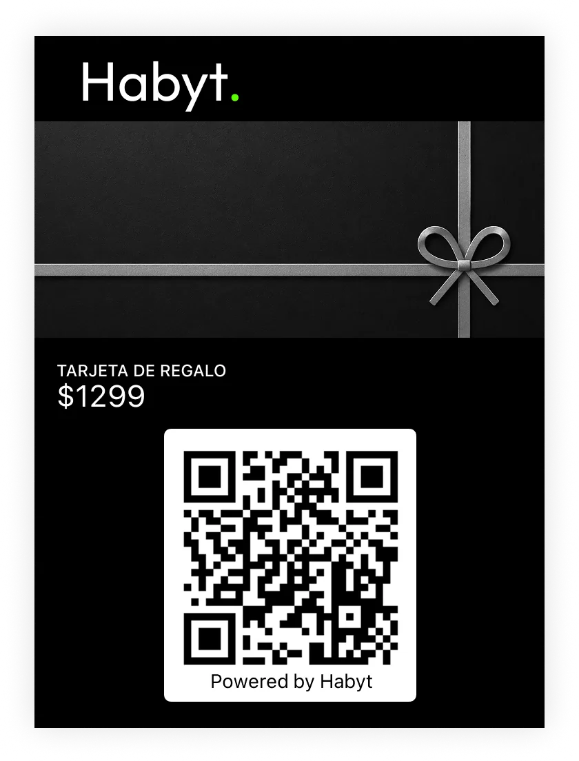 Gift card digital de Habyt